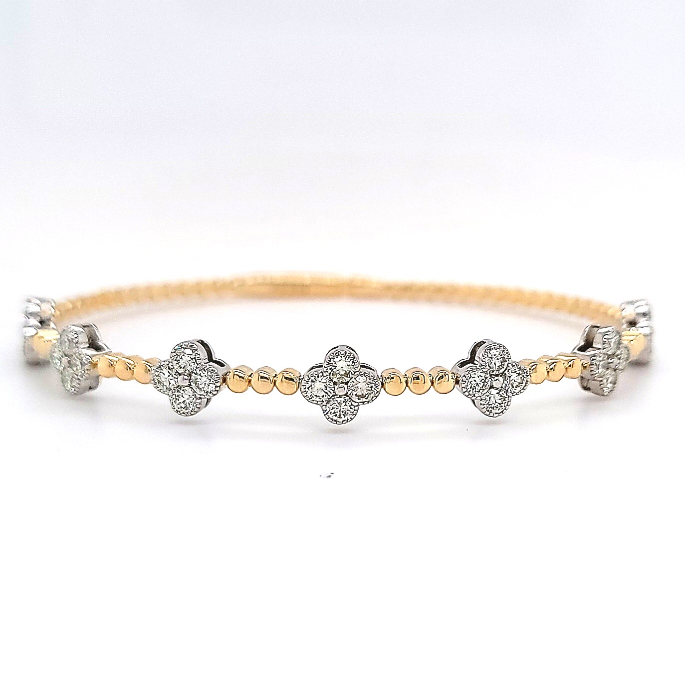 Unity Toi Et Moi Cuff Bracelet | Designer Fine Jewelry by Sara Weinstock