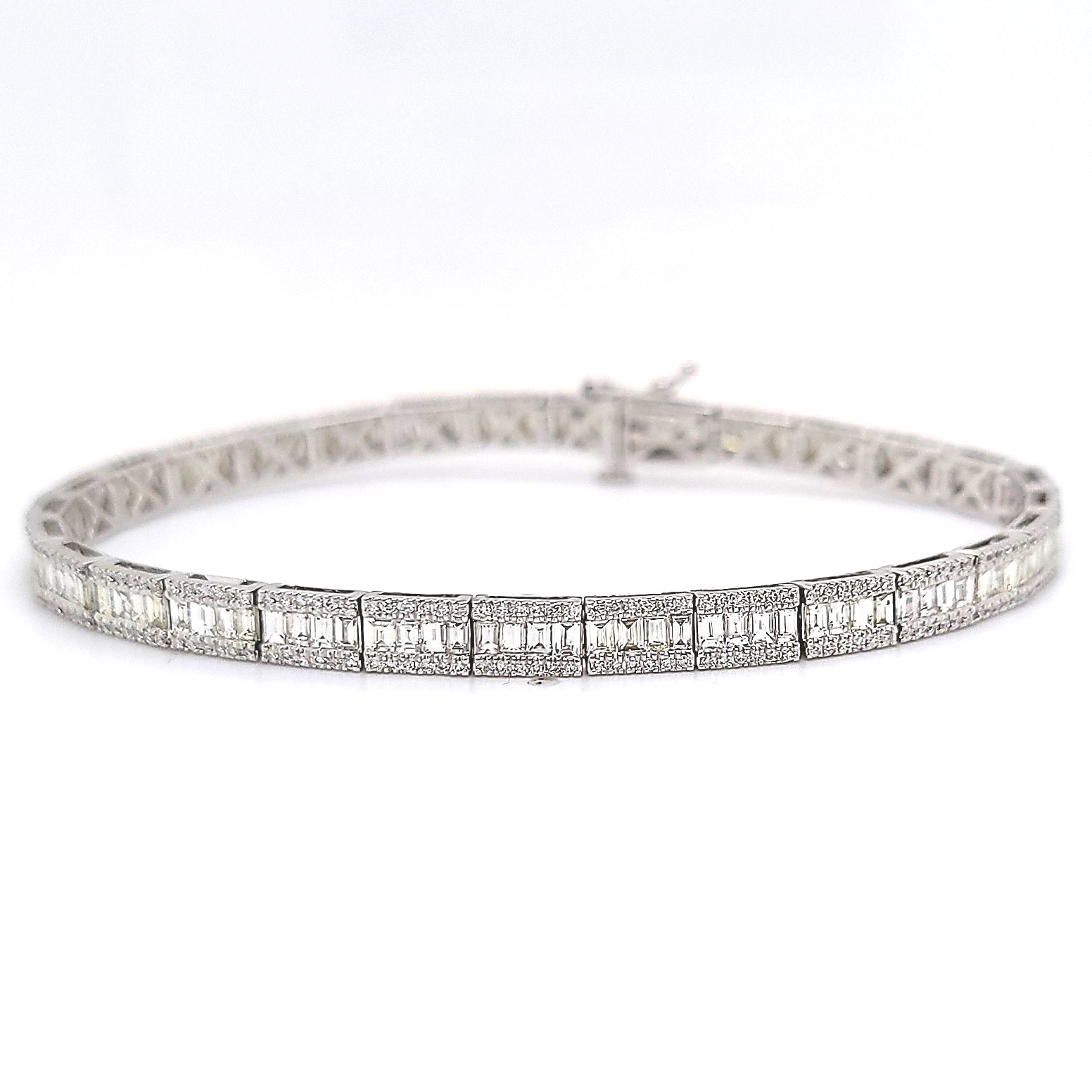 Baguette Diamond Tennis Bracelet - McKenzie & Smiley Jewelers ...